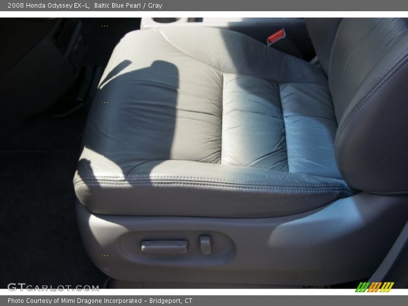 Baltic Blue Pearl / Gray 2008 Honda Odyssey EX-L