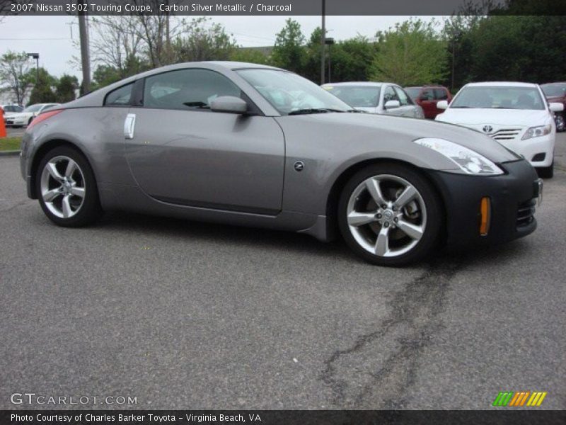 Carbon Silver Metallic / Charcoal 2007 Nissan 350Z Touring Coupe