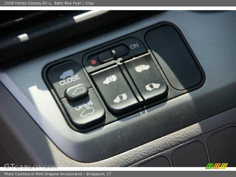 Baltic Blue Pearl / Gray 2008 Honda Odyssey EX-L