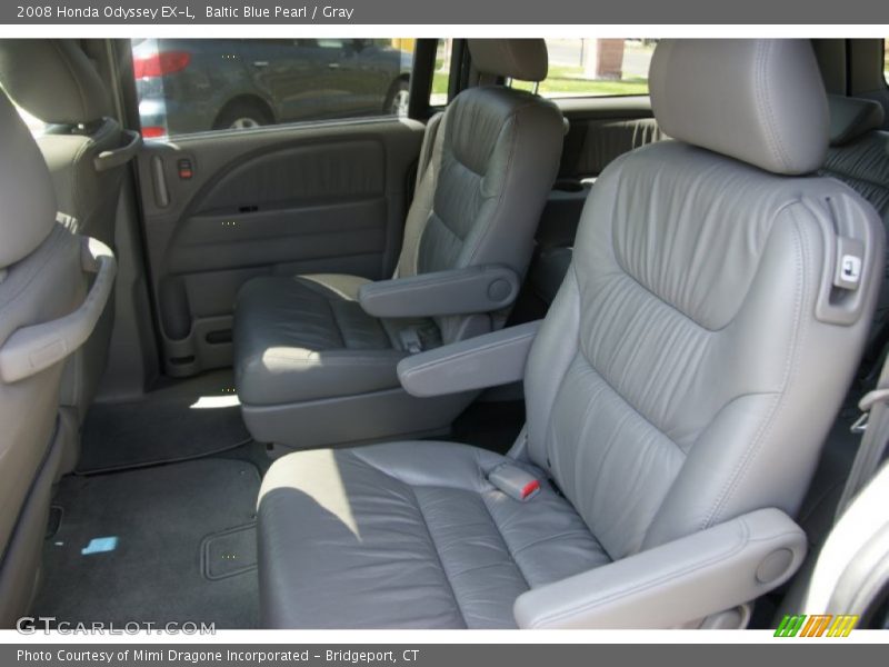 Baltic Blue Pearl / Gray 2008 Honda Odyssey EX-L
