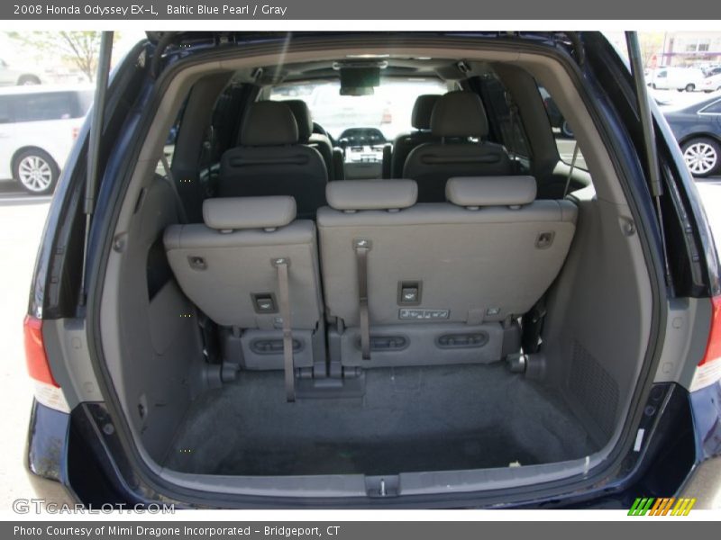 Baltic Blue Pearl / Gray 2008 Honda Odyssey EX-L