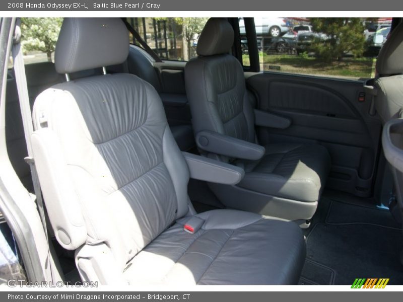 Baltic Blue Pearl / Gray 2008 Honda Odyssey EX-L