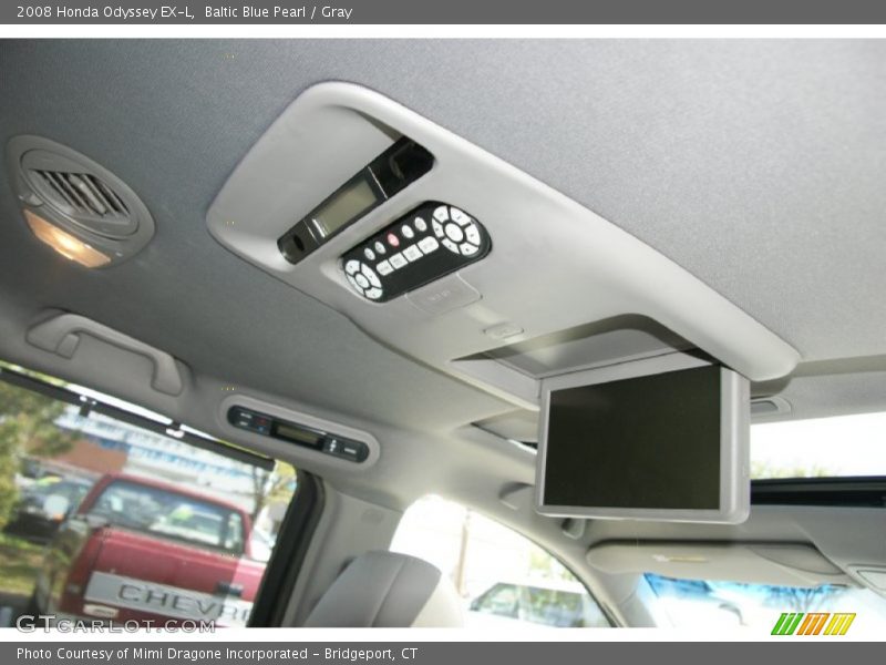 Baltic Blue Pearl / Gray 2008 Honda Odyssey EX-L