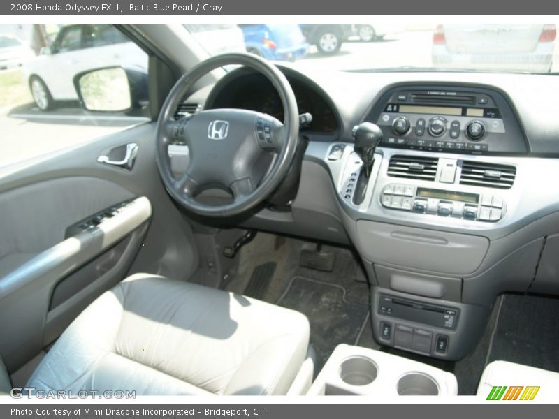 Baltic Blue Pearl / Gray 2008 Honda Odyssey EX-L