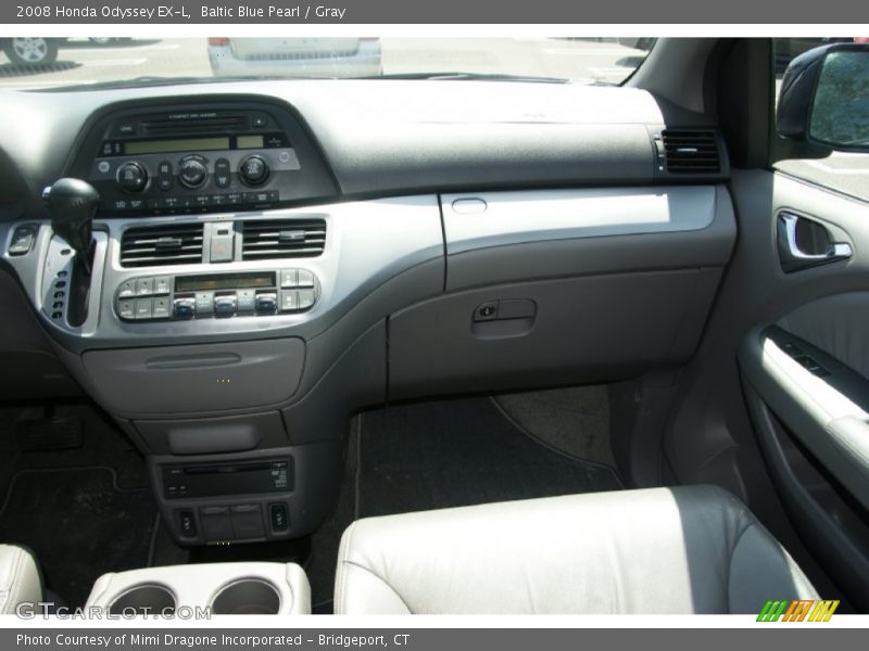 Baltic Blue Pearl / Gray 2008 Honda Odyssey EX-L