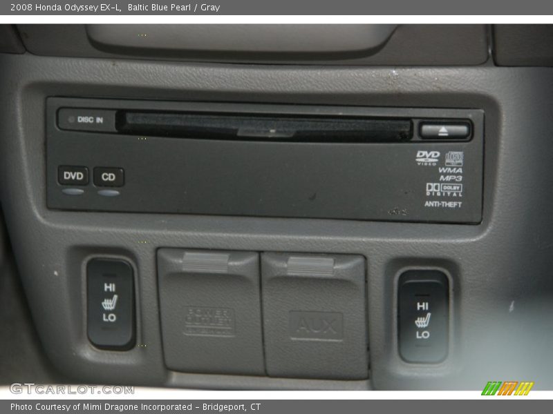 Baltic Blue Pearl / Gray 2008 Honda Odyssey EX-L