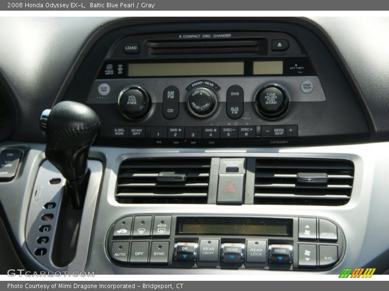 Baltic Blue Pearl / Gray 2008 Honda Odyssey EX-L
