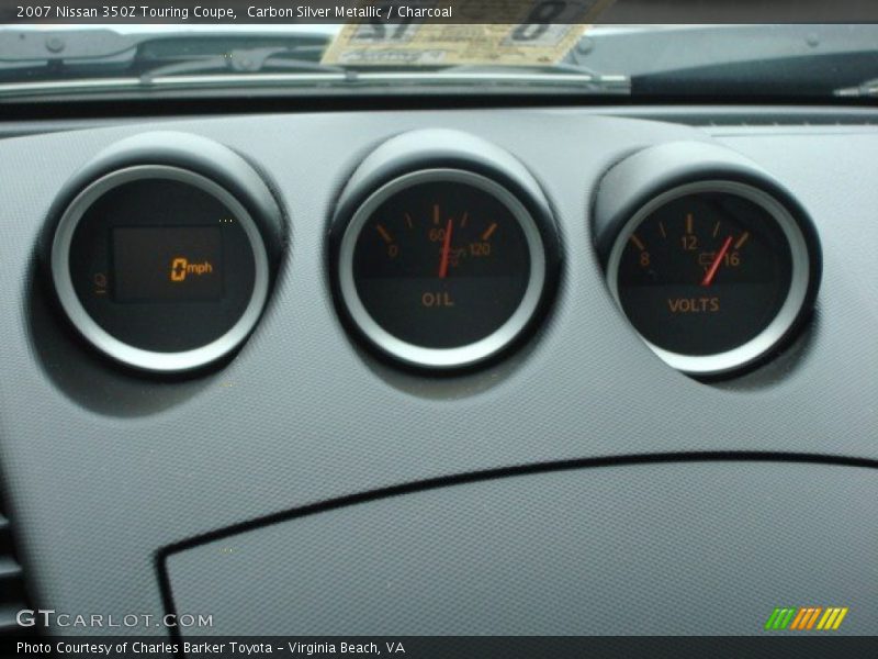 Carbon Silver Metallic / Charcoal 2007 Nissan 350Z Touring Coupe