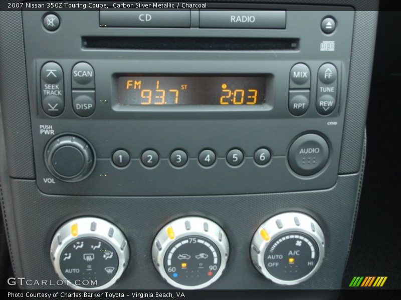 Carbon Silver Metallic / Charcoal 2007 Nissan 350Z Touring Coupe