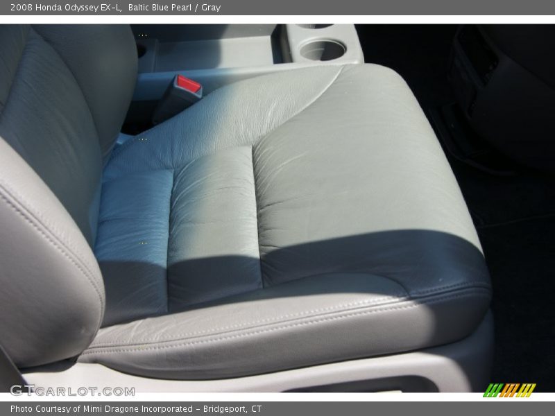 Baltic Blue Pearl / Gray 2008 Honda Odyssey EX-L