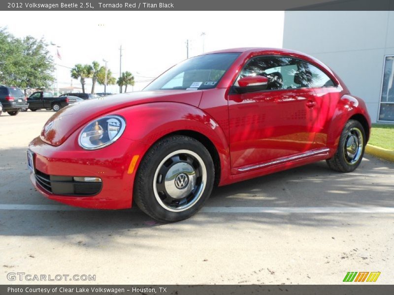 Tornado Red / Titan Black 2012 Volkswagen Beetle 2.5L