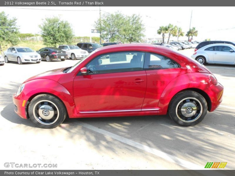 Tornado Red / Titan Black 2012 Volkswagen Beetle 2.5L