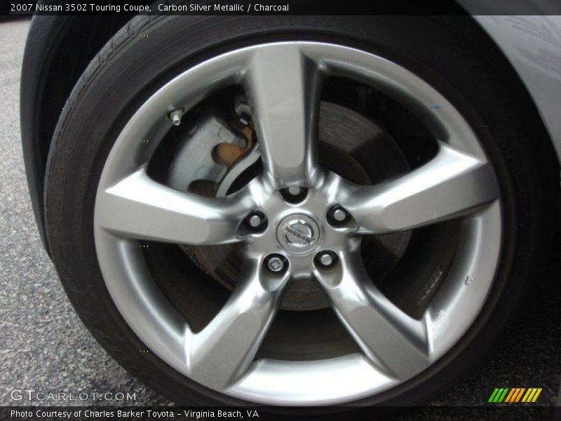 Carbon Silver Metallic / Charcoal 2007 Nissan 350Z Touring Coupe