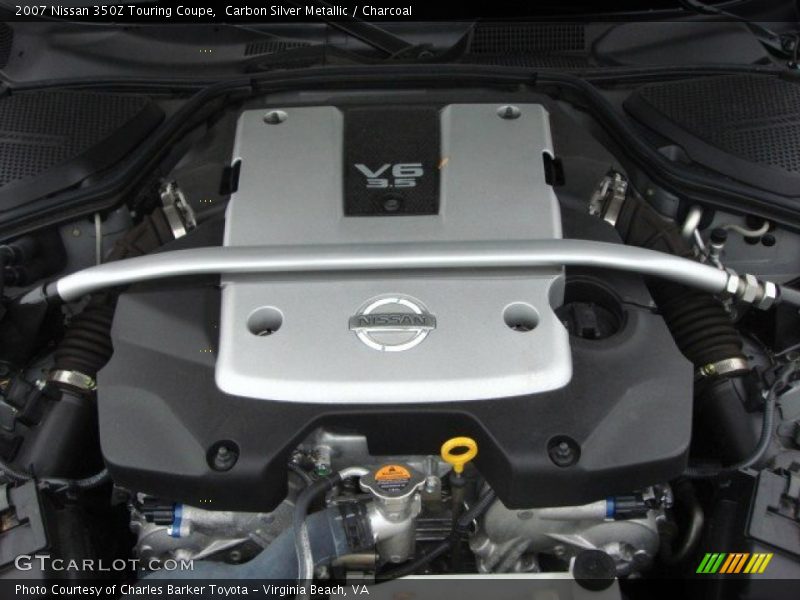 Carbon Silver Metallic / Charcoal 2007 Nissan 350Z Touring Coupe