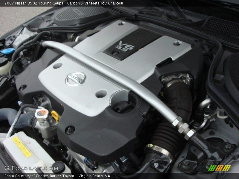 Carbon Silver Metallic / Charcoal 2007 Nissan 350Z Touring Coupe