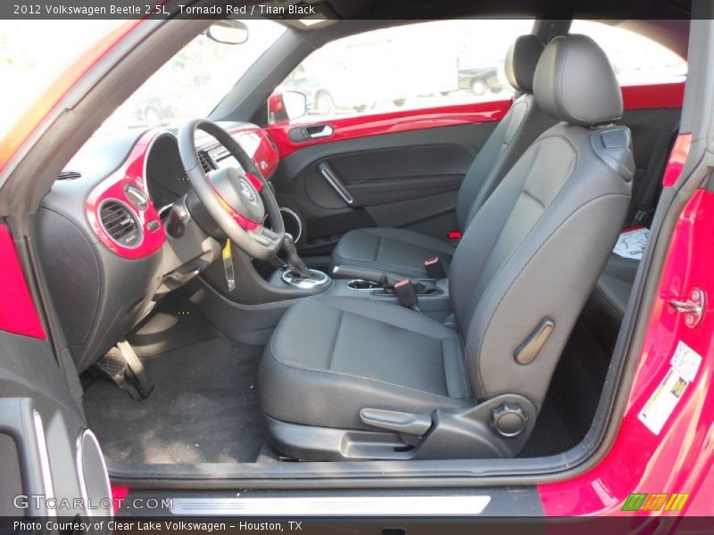 Tornado Red / Titan Black 2012 Volkswagen Beetle 2.5L