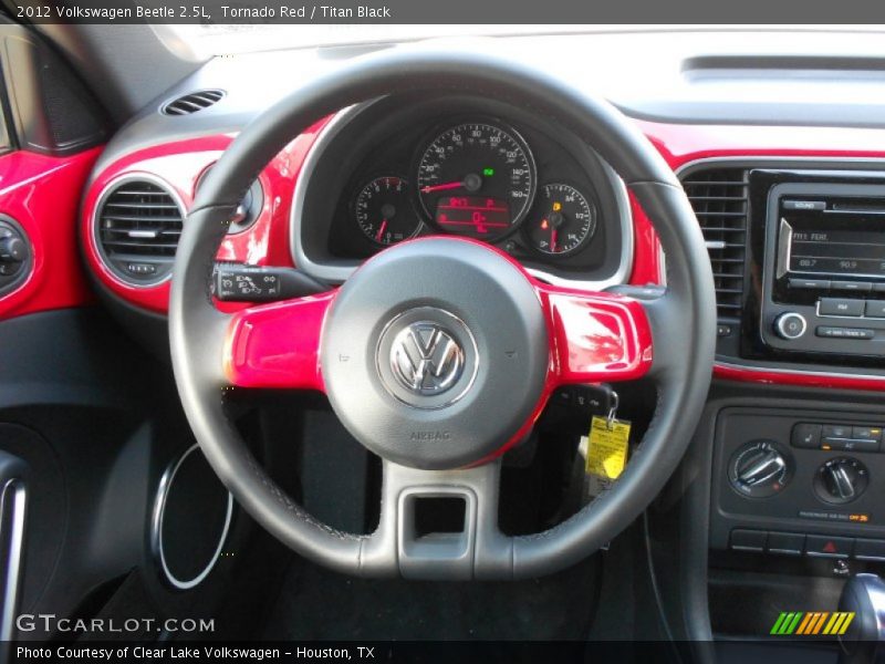 Tornado Red / Titan Black 2012 Volkswagen Beetle 2.5L