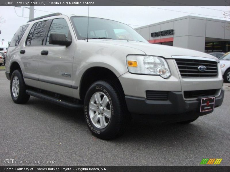 Pueblo Gold Metallic / Stone 2006 Ford Explorer XLS