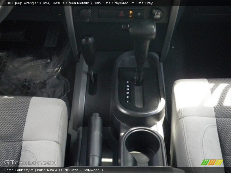 Rescue Green Metallic / Dark Slate Gray/Medium Slate Gray 2007 Jeep Wrangler X 4x4