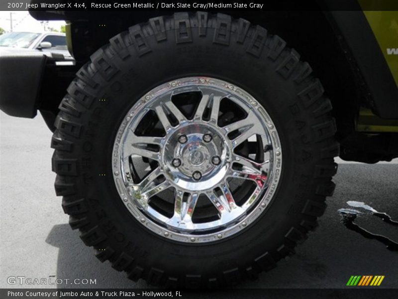 Rescue Green Metallic / Dark Slate Gray/Medium Slate Gray 2007 Jeep Wrangler X 4x4