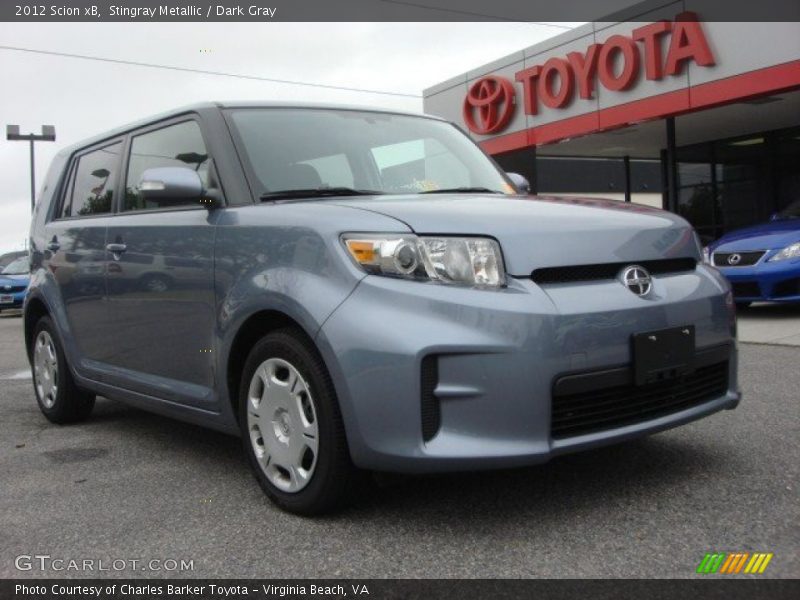 Stingray Metallic / Dark Gray 2012 Scion xB