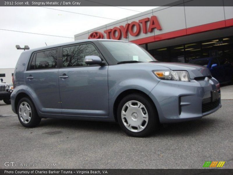 Stingray Metallic / Dark Gray 2012 Scion xB