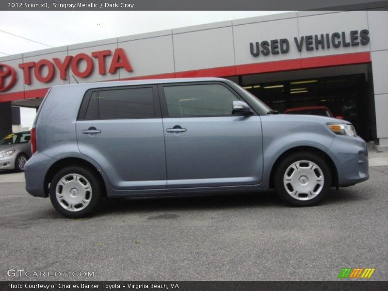 Stingray Metallic / Dark Gray 2012 Scion xB