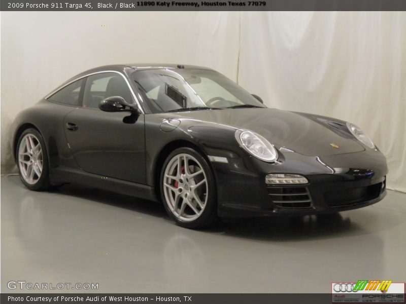 Black / Black 2009 Porsche 911 Targa 4S