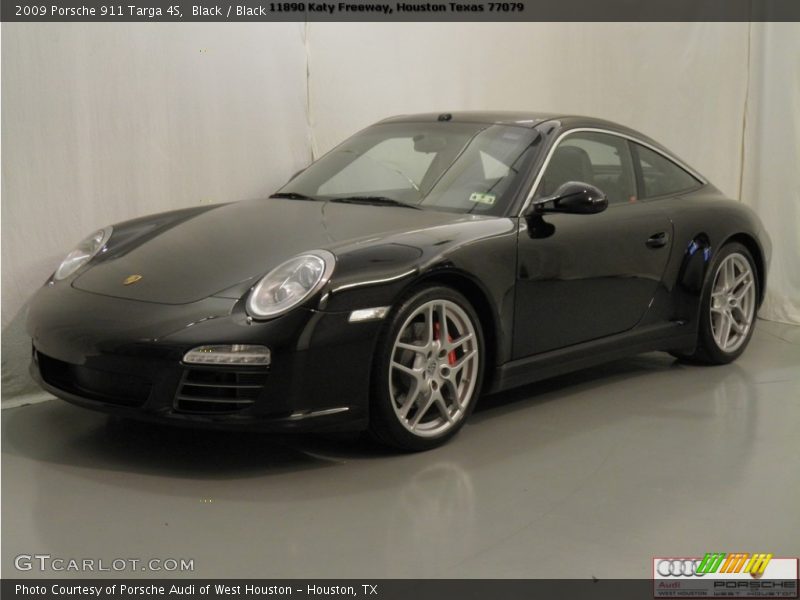 Black / Black 2009 Porsche 911 Targa 4S