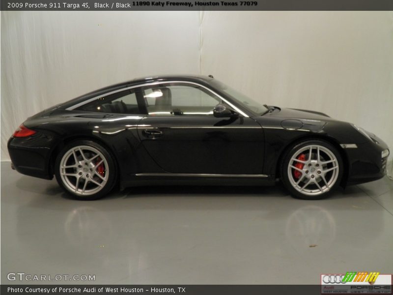 Black / Black 2009 Porsche 911 Targa 4S