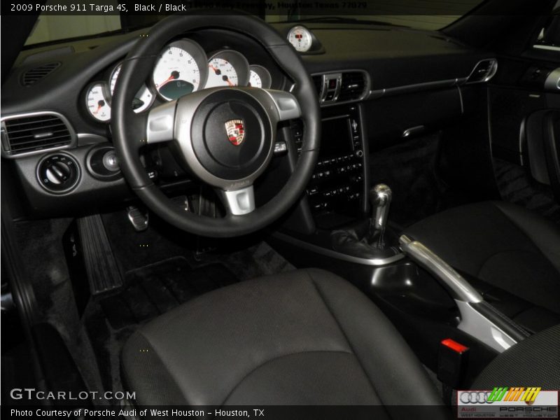 Black / Black 2009 Porsche 911 Targa 4S
