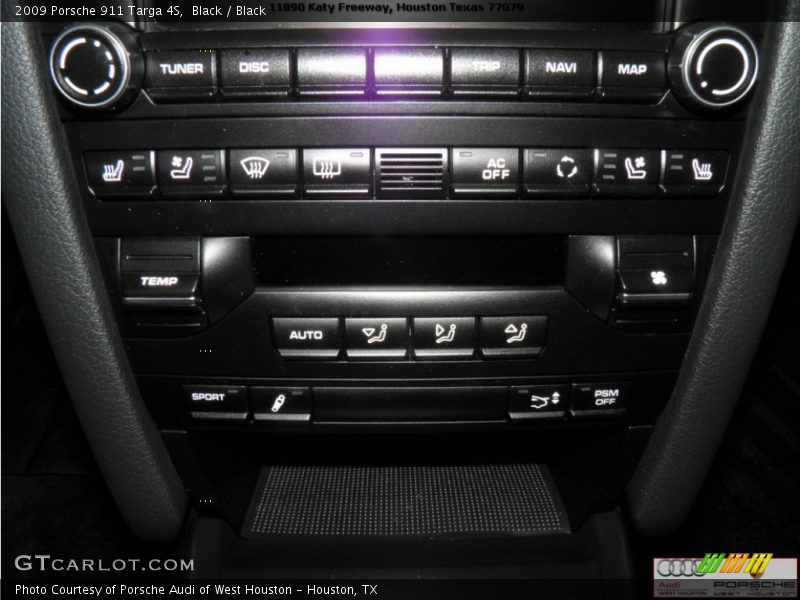 Black / Black 2009 Porsche 911 Targa 4S