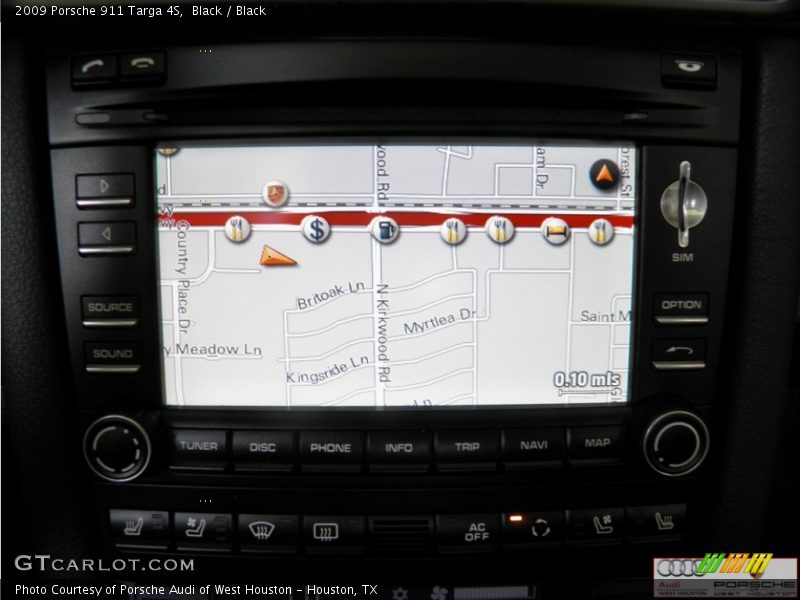 Black / Black 2009 Porsche 911 Targa 4S