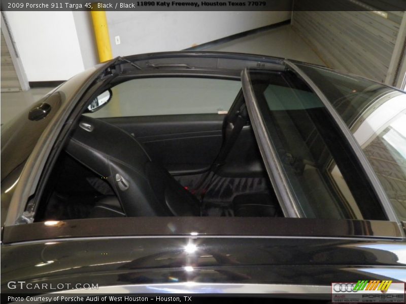 Black / Black 2009 Porsche 911 Targa 4S