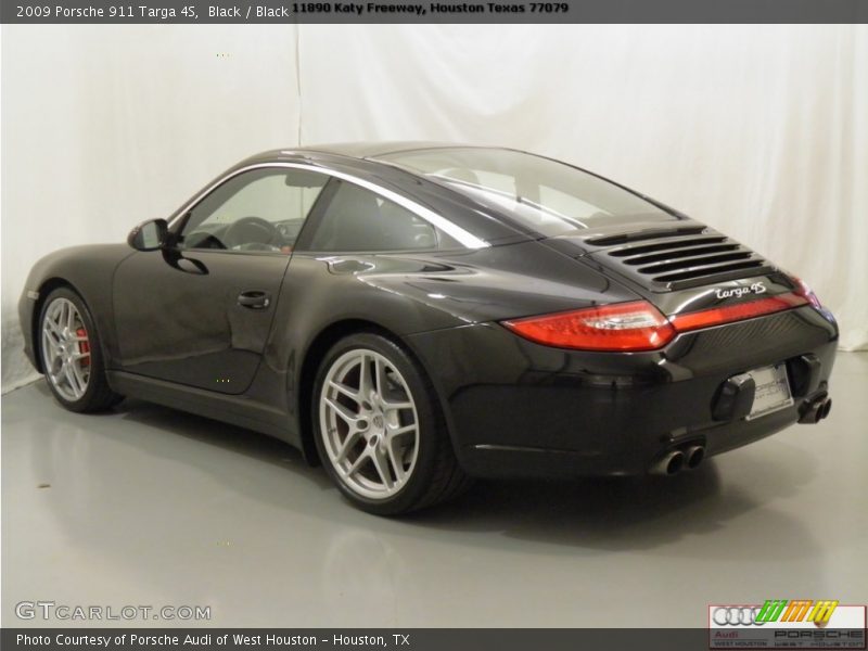 Black / Black 2009 Porsche 911 Targa 4S