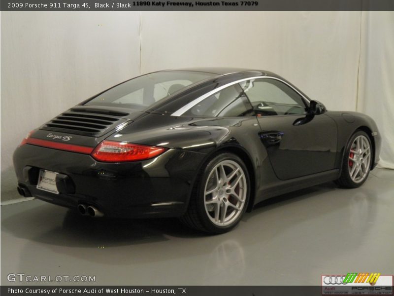 Black / Black 2009 Porsche 911 Targa 4S
