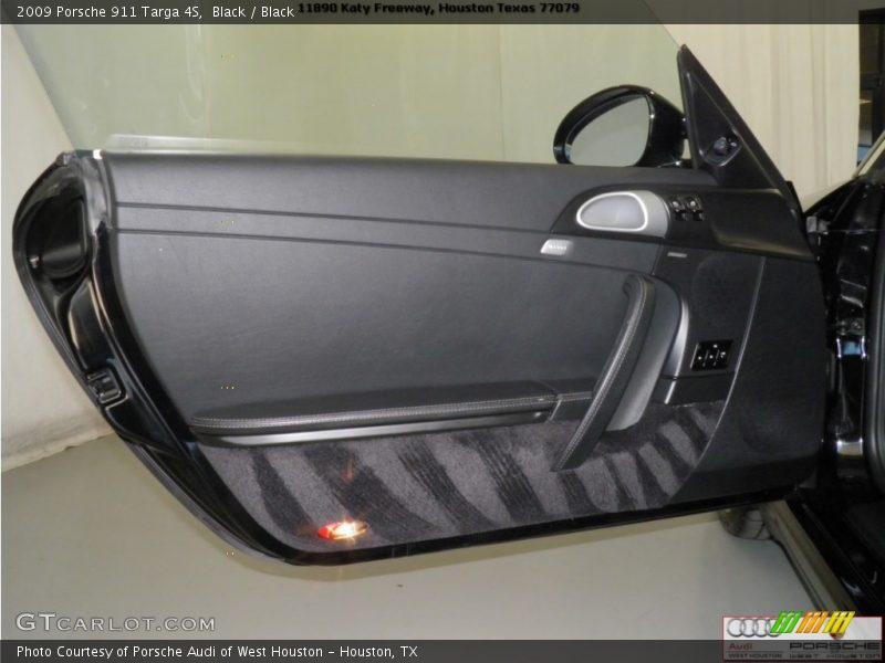 Black / Black 2009 Porsche 911 Targa 4S