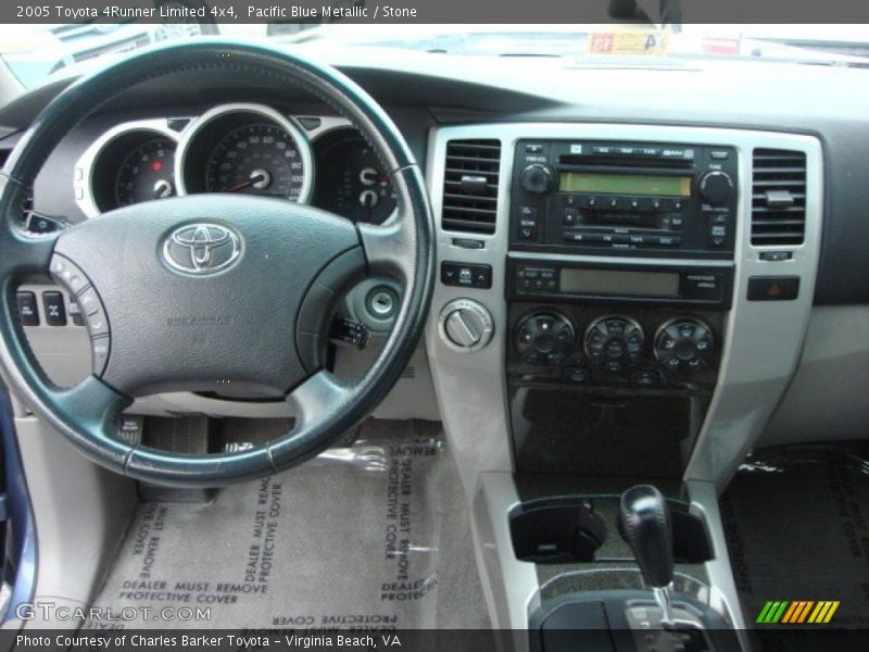 Pacific Blue Metallic / Stone 2005 Toyota 4Runner Limited 4x4