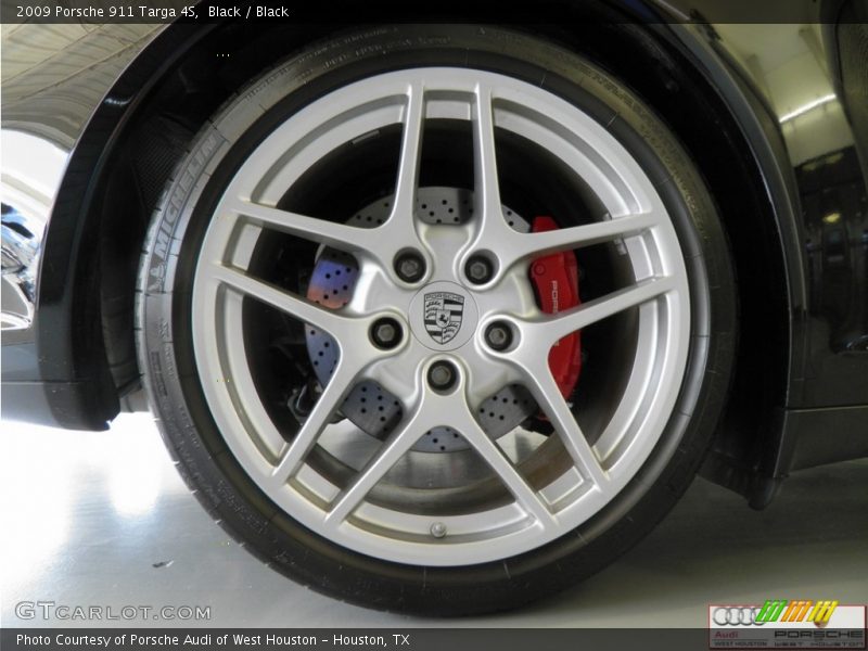 Black / Black 2009 Porsche 911 Targa 4S