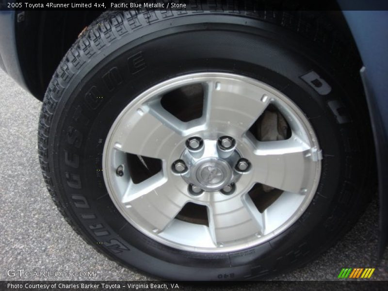 Pacific Blue Metallic / Stone 2005 Toyota 4Runner Limited 4x4
