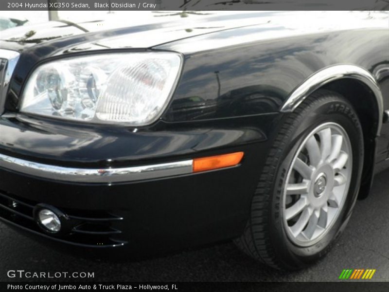 Black Obsidian / Gray 2004 Hyundai XG350 Sedan