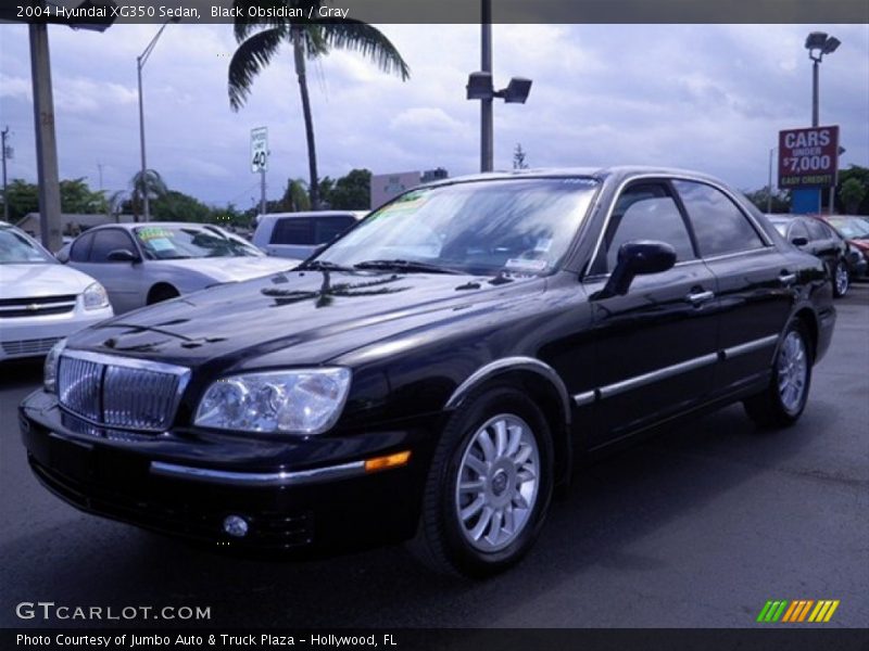 Black Obsidian / Gray 2004 Hyundai XG350 Sedan