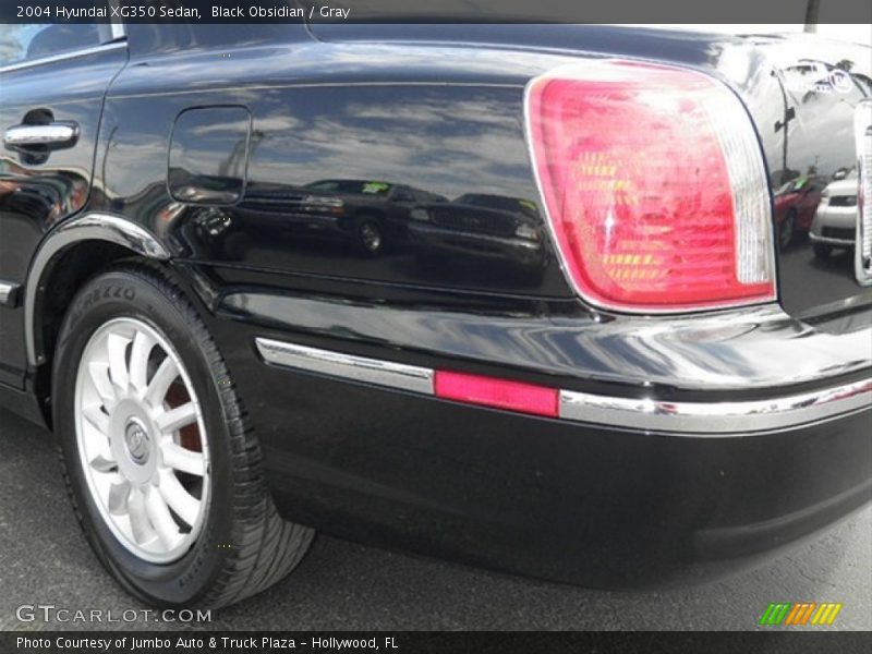 Black Obsidian / Gray 2004 Hyundai XG350 Sedan