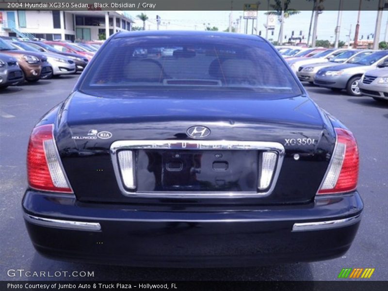 Black Obsidian / Gray 2004 Hyundai XG350 Sedan