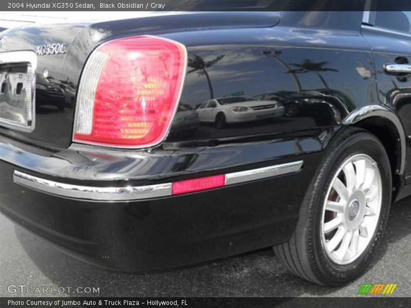 Black Obsidian / Gray 2004 Hyundai XG350 Sedan