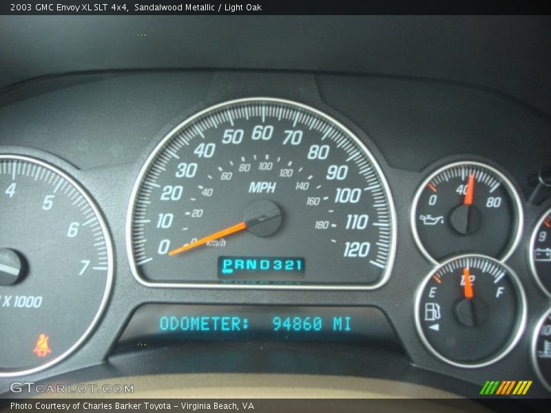 Sandalwood Metallic / Light Oak 2003 GMC Envoy XL SLT 4x4