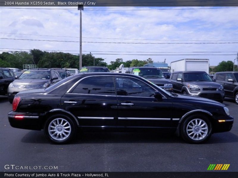 Black Obsidian / Gray 2004 Hyundai XG350 Sedan
