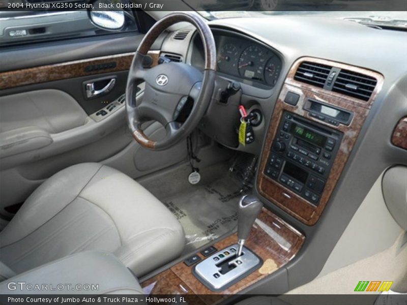 Black Obsidian / Gray 2004 Hyundai XG350 Sedan