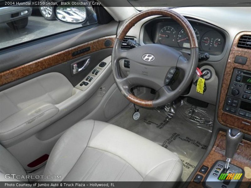 Black Obsidian / Gray 2004 Hyundai XG350 Sedan