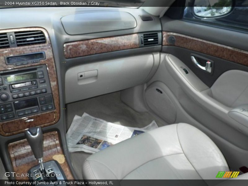 Black Obsidian / Gray 2004 Hyundai XG350 Sedan